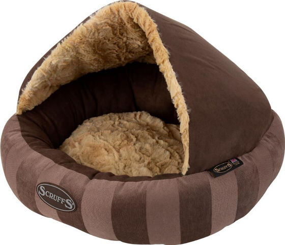 Εικόνα της Scruffs Tramps Φωλιά Σκύλου & Γάτας Dome Καφέ