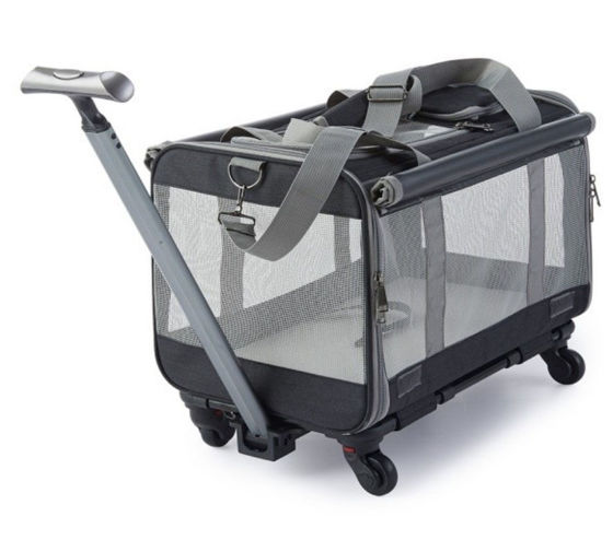 Εικόνα της Denik Pet Τρόλει Μεταφοράς Σκύλου & Γάτας Μαύρο (47x30x35cm)