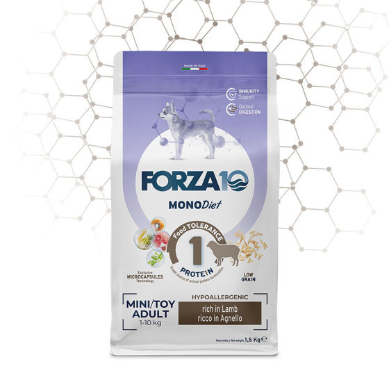 Εικόνα της Forza10 Mono Diet Mini & Toy αρνί με ρύζι 1,5kg