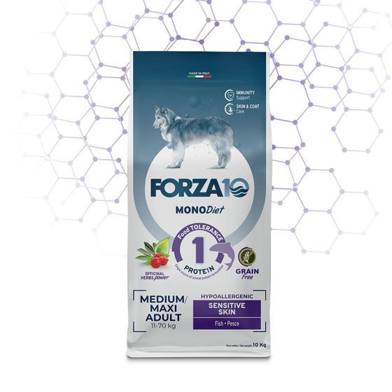 Εικόνα της Forza10 Mono Diet Medium Large Sensitive Skin με Ψάρι 10kg