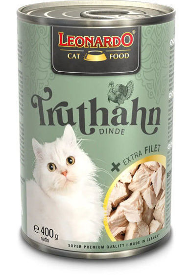 Εικόνα της Leonardo Υγρή Τροφή Γάτας Turkey & Extra Fillet 400gr