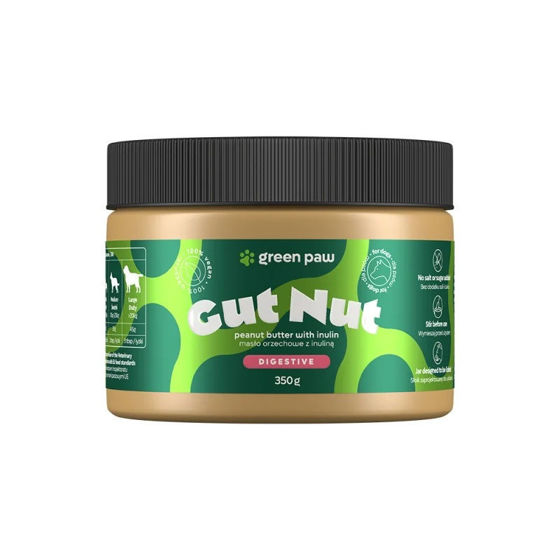 Εικόνα της Green Paw Cut Nut Φυστικοβούτυρο Υποστήριξης Της Πέψης Με Ινουλίνη 350gr