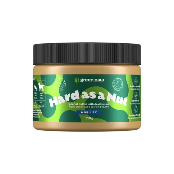 Εικόνα της Green Paw Hard as a nut Φυστικοβούτυρο Για Την Υποστήριξη Των Οστών & Των Αρθρώσεων 350gr