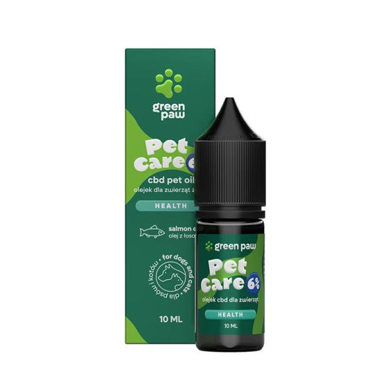 Εικόνα της Green Paw Pet Care 6% -Σταγόνες με Φυτοκανναβινοειδή & Έλαιο Σολομού 10ml