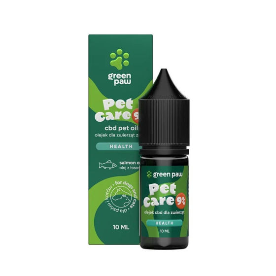 Εικόνα της Green Paw Pet Care 9% -Σταγόνες με Φυτοκανναβινοειδή & Έλαιο Σολομού 10ml