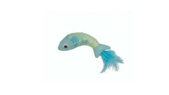 Εικόνα της Happypet Παιχνίδι Γάτας Mermaid Fish Blue (17x10cm)