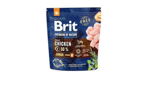 Εικόνα της Brit Premium Junior Κοτόπουλο Medium Breed 1kg
