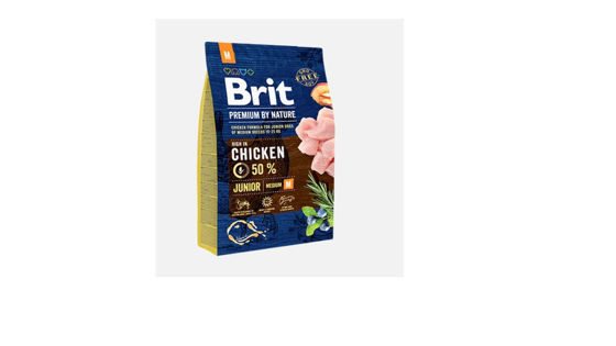 Εικόνα της Brit Premium Junior Κοτόπουλο Medium Breed  15kg