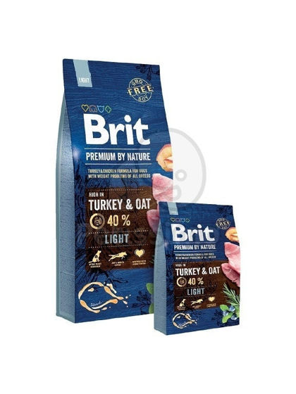 Εικόνα της Brit Premium Light Γαλοπούλα & Βρώμη Breed 15kg