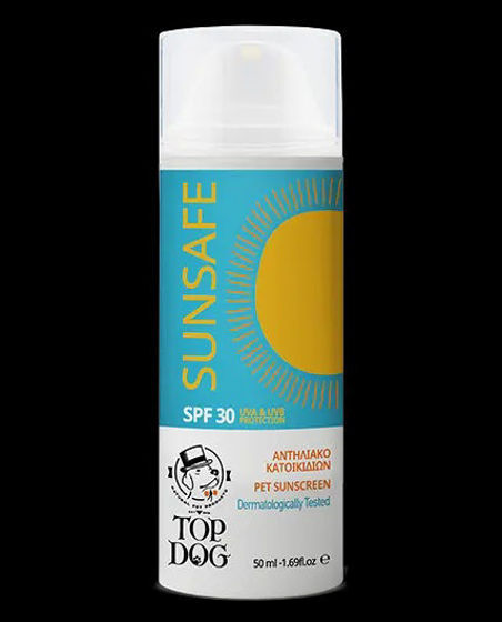Εικόνα της Top Dog Αντιηλιακό Σκύλου & Γάτας SunSafe SPF30 50ml