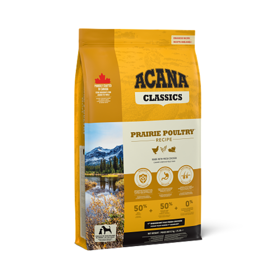 Εικόνα της Acana Ξηρή Τροφή Σκύλου Classic Prairie Poultry 9,7kg