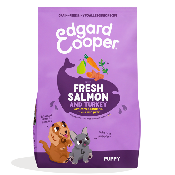 Εικόνα της Edgard Cooper Ξηρή Τροφή Puppy Medium Breed Salmon & Turkey 2,5kg