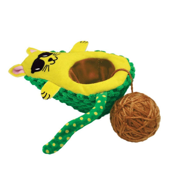 Εικόνα της Kong Wrangler Avocato Παιχνίδι Γάτας Μπάλα με Catnip