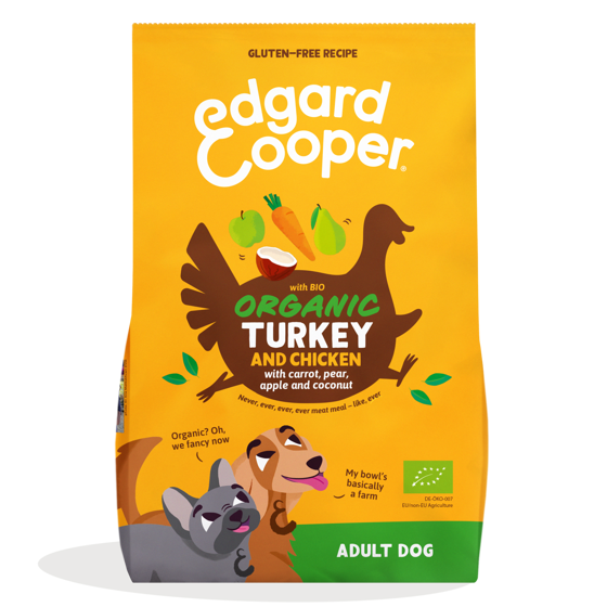 Εικόνα της Edgard Cooper Ξηρή Τροφή Adult Organic Turkey & Chicken 2,5kg