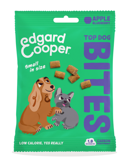 Εικόνα της Edgard Cooper Λιχουδιά Σκύλου Small Bites Apple & Blueberry 50gr