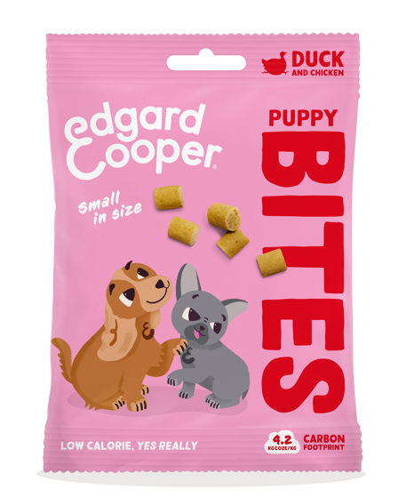 Εικόνα της Edgard Cooper Λιχουδιά Σκύλου Puppy Small Bites Duck & Chicken 50gr
