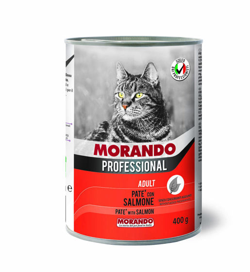Εικόνα της Morando Professional Κονσέρβα Γάτας Πατέ Σολωμός 400gr