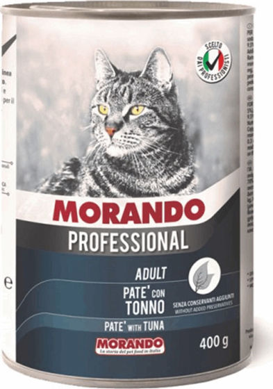 Εικόνα της Morando Professional Κονσέρβα Γάτας Πατέ Τόνος 400gr