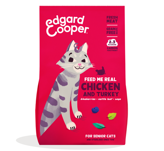 Εικόνα της Edgard Cooper Ξηρή Τροφή Senior Chicken & Turkey 2kg