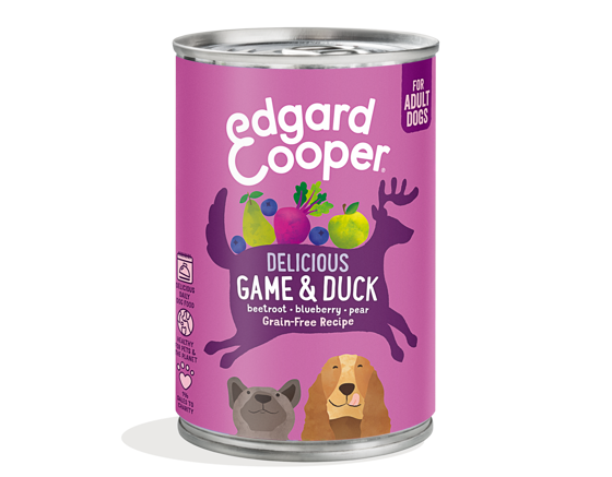 Εικόνα της Edgard Cooper Υγρή Τροφή Σκύλου Game & Πάπια 400gr