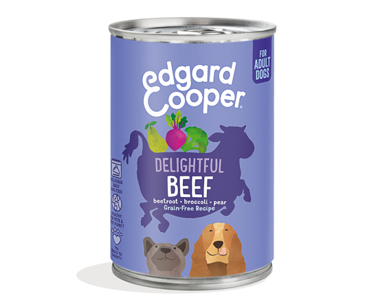 Εικόνα της Edgard Cooper Υγρή Τροφή Σκύλου Μοσχάρι 400gr
