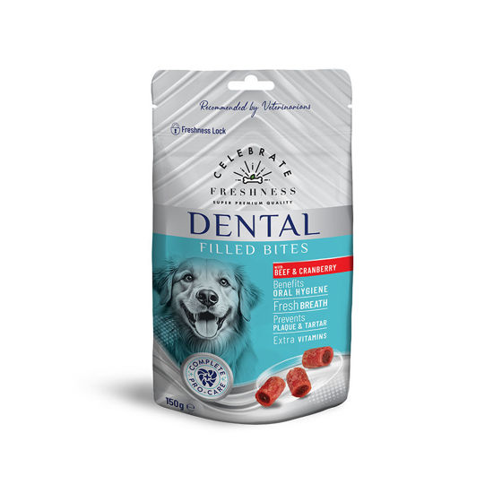Εικόνα της Celebrate Freshness Λιχουδιές Dental Filled Bites Beef & Cranberry 150gr