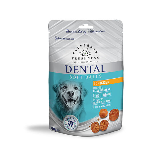 Εικόνα της Celebrate Freshness Λιχουδιές Dental Soft Balls Chicken 150gr