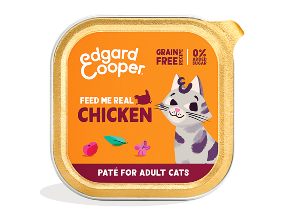 Εικόνα της Edgard Cooper Υγρή Τροφή Adult Pate Κοτόπουλο 85gr
